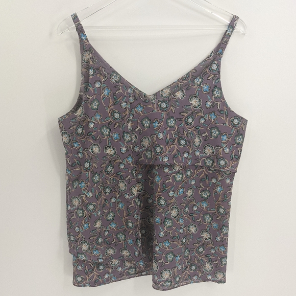 Cabi Spring Floral Scrollwork Camisole Blouse Top - Picture 6 of 12